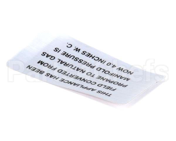 00-421727-00004 Vulcan Hart Plate,Propane To Natural Gas
