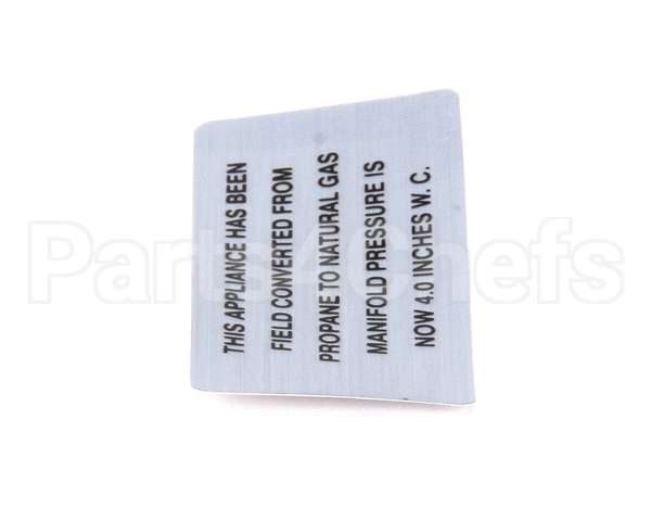 00-421727-00004 Vulcan Hart Plate,Propane To Natural Gas