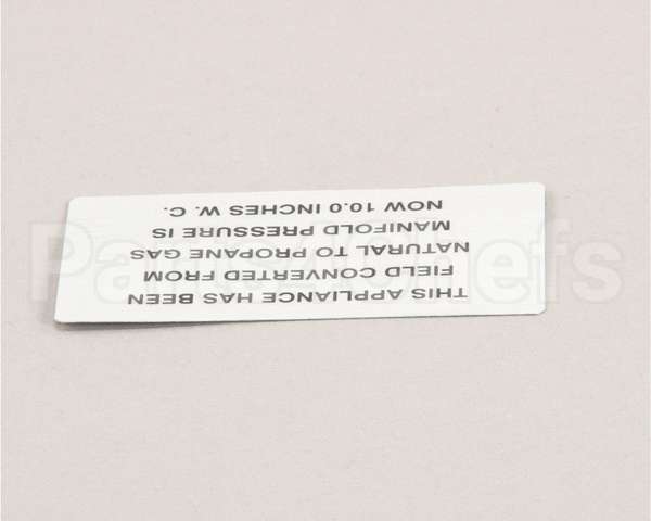 00-421727-00009 Vulcan Hart Plate,Natural To Propane Gas