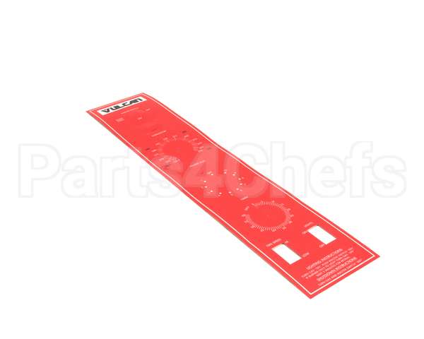 00-421790-00001 Vulcan Hart Overlay,Control Panel Sg4D