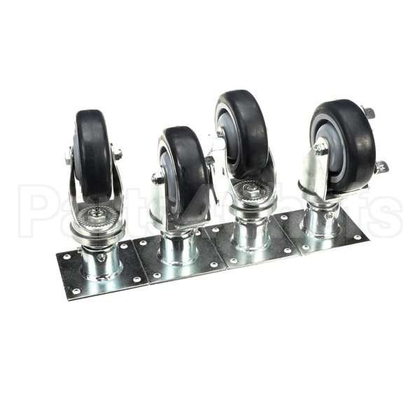 00-421893-000G1 Compatible Vulcan Casterkit, Plate Mount, Set/4
