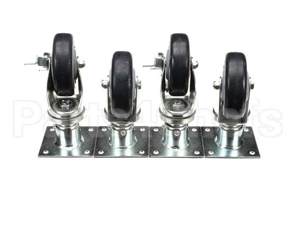 00-421893-000G1 Vulcan Hart Plate Mount Caster Kit, 4 Casters