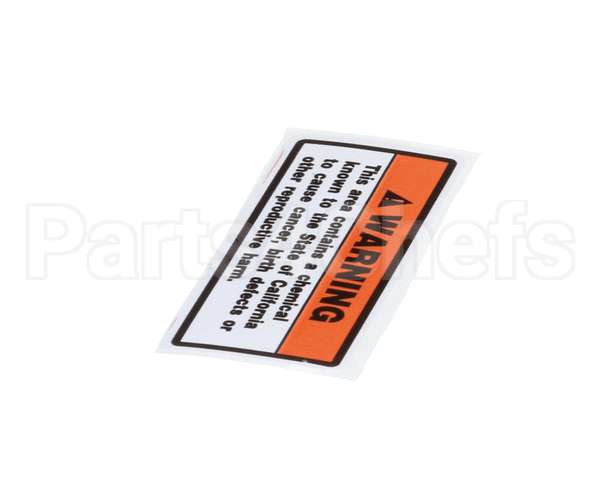 00-438131-061-2 Hobart Label,California Warning
