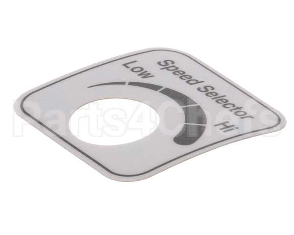 00-478265 Hobart Label,Speed Select (Domestic)