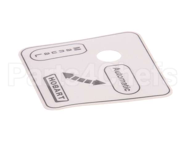 00-479288 Hobart Label,Auto/Man (Domestic)