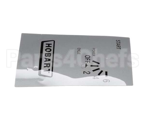 00-811835 Hobart Label,Control Panel Logo