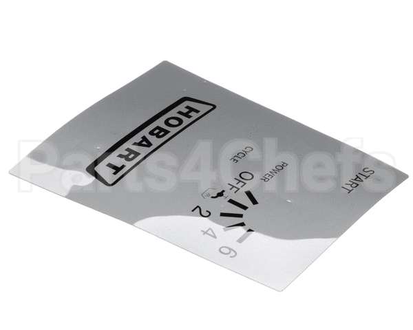 00-811835 Hobart Label,Control Panel Logo