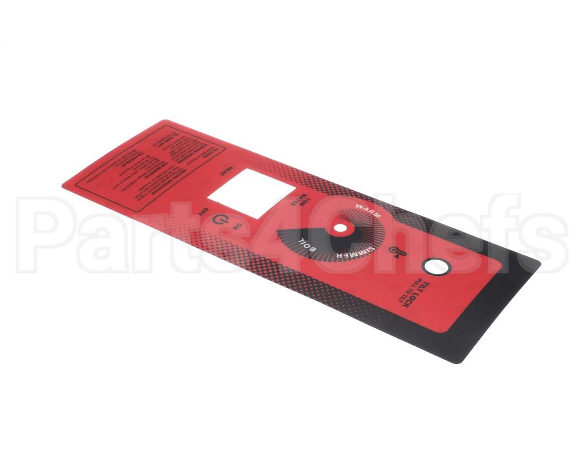 00-855801-00001 Hobart Overlay,Control Panel Ele Ctk