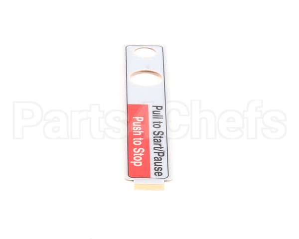 00-873623 Hobart Label,Start/Pause,Stop