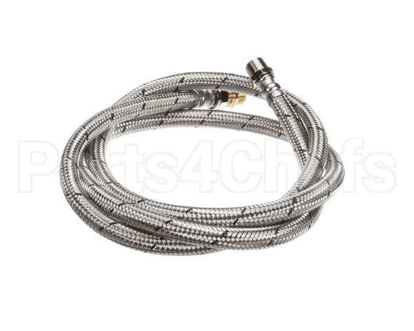 00-893444-00002 Hobart Hose,Water,Braided,Sst 1/2X84