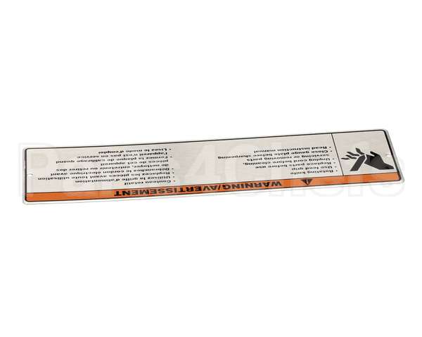 00-916957-00017 Hobart Label, Warning