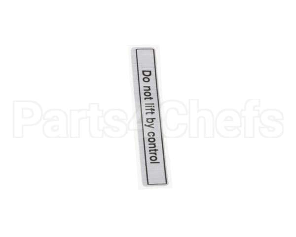 00-916957-00050 Hobart Label, Slicer Lifting Message