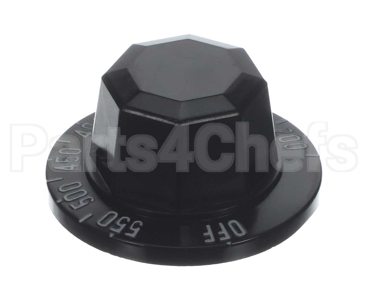 00-922511 Hobart Knob, Gs Thermostatic Griddle, Black