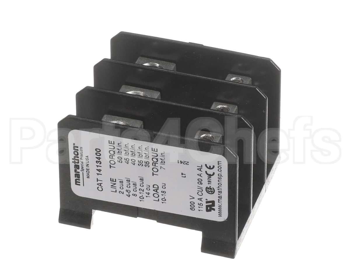00-947373 Vulcan Hart Block, Terminal, 3 Pole