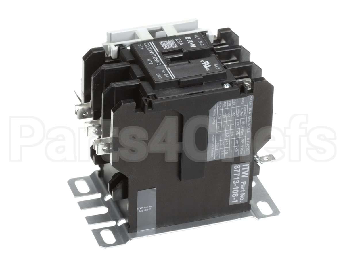 00-949709-00002 Hobart Contactor, W/Aux Side Switch