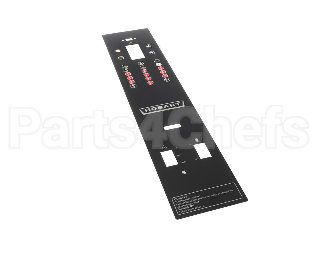 00-959113-00003 Vulcan Hart Overlay,Full Gas Hobart