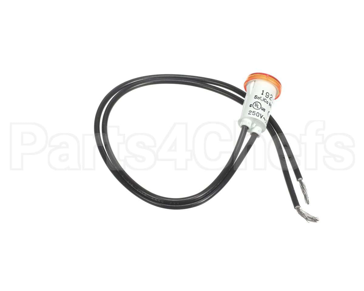 00-960673 Vulcan Hart Light, Indicator Round Amber 2