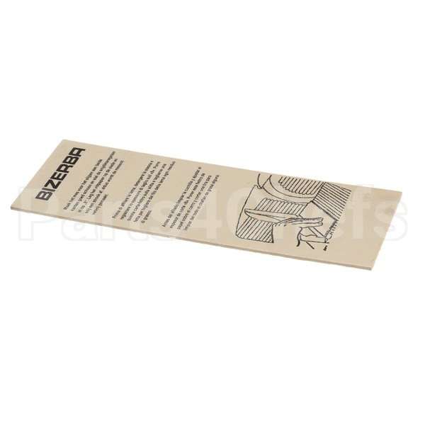 000000060220007500 Compatible Bizerba Felt Paper