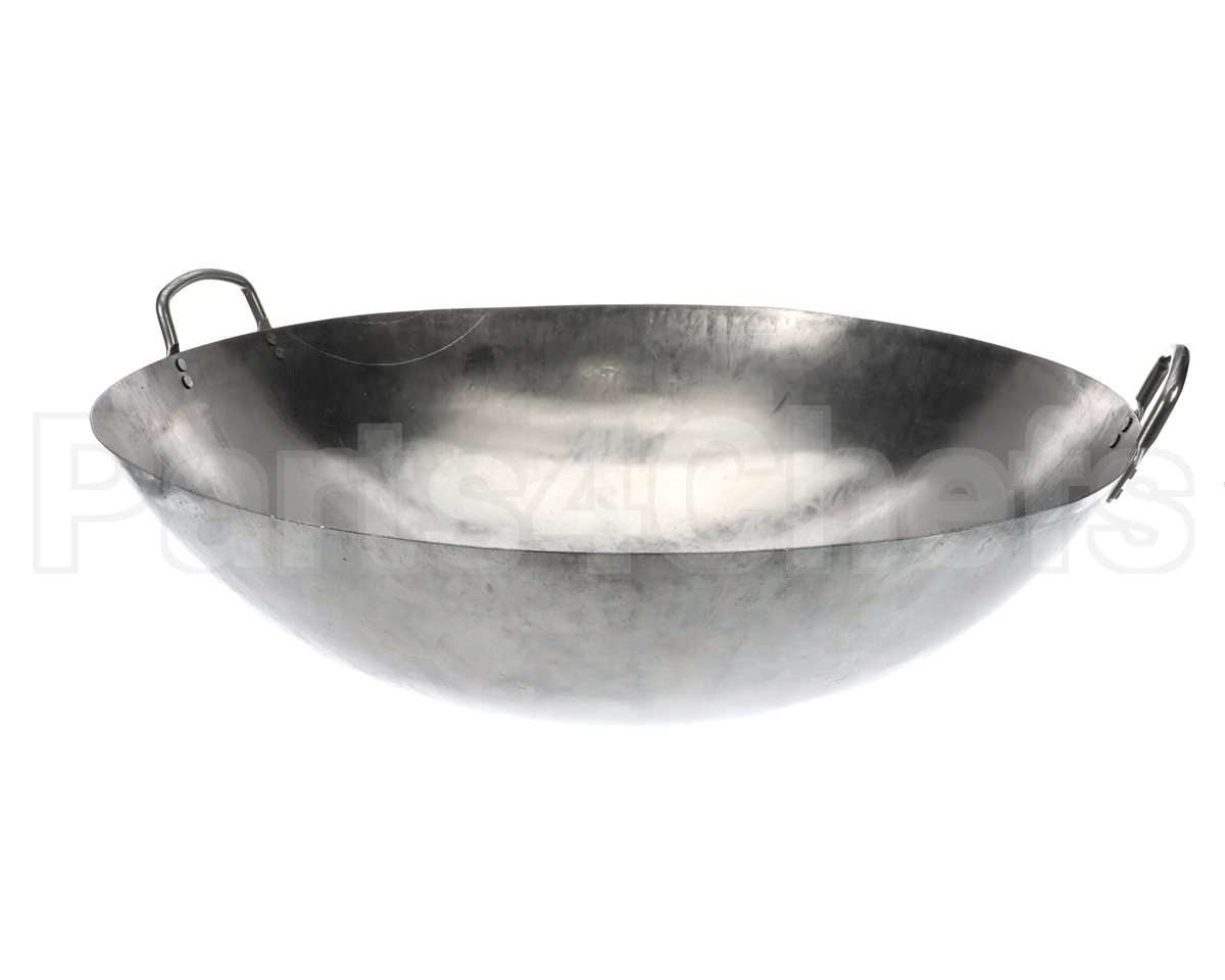 00001245 Imperial 24 Inch Wok Round Bottom With Two Metal
