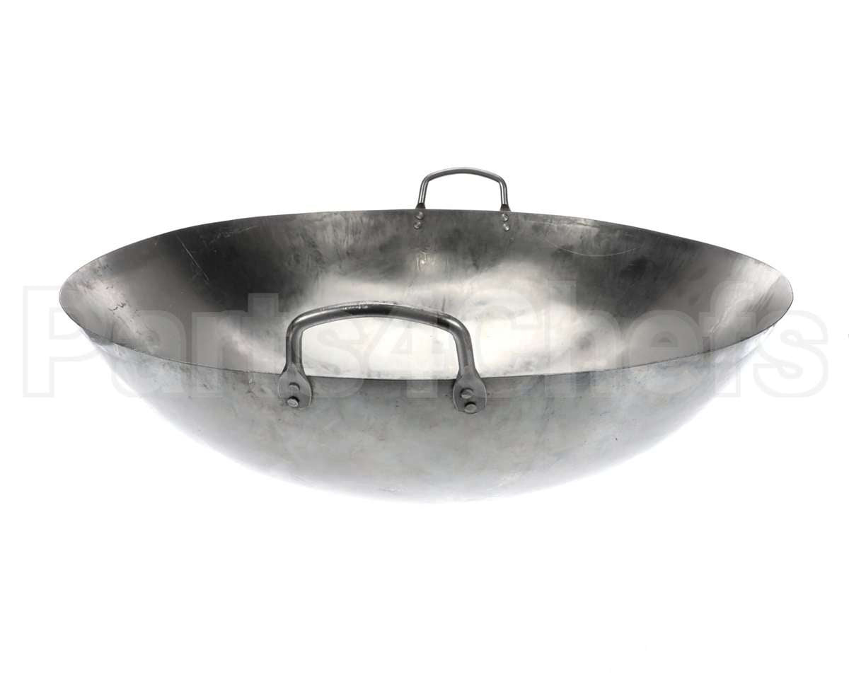 00001245 Imperial 24 Inch Wok Round Bottom With Two Metal