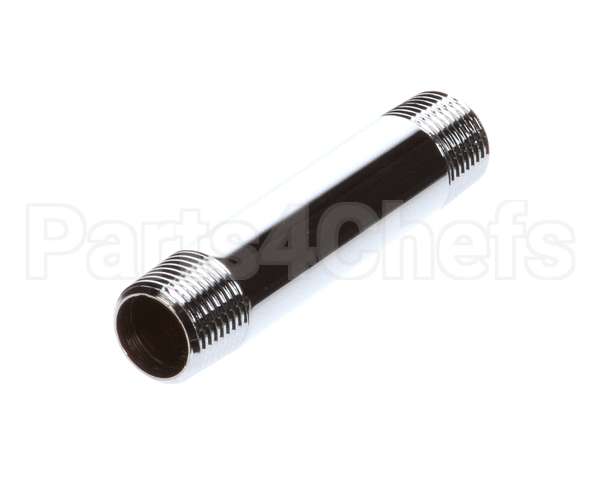 000358-40 T&S Brass Nipple / Riser, 3/8 Npt X 3 Long, Chrome
