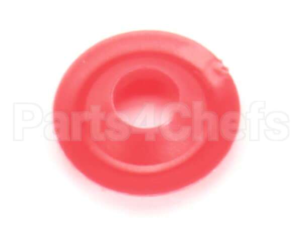 001661-45 T&S Brass Index Ring, Hot Water (Red)