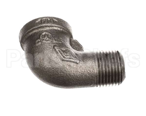 004194 Keating Pipe Elbow 1/2 90 Deg Black