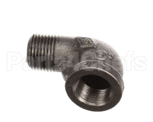 004194 Keating Pipe Elbow 1/2 90 Deg Black