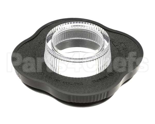 004315 Waring 2 Pc. Clover Leaf Lid /Black