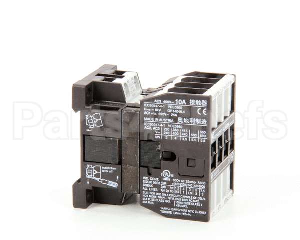 007080 Electrolux Professional Contactor; 220-240V 50Hz/240-264 60Hz
