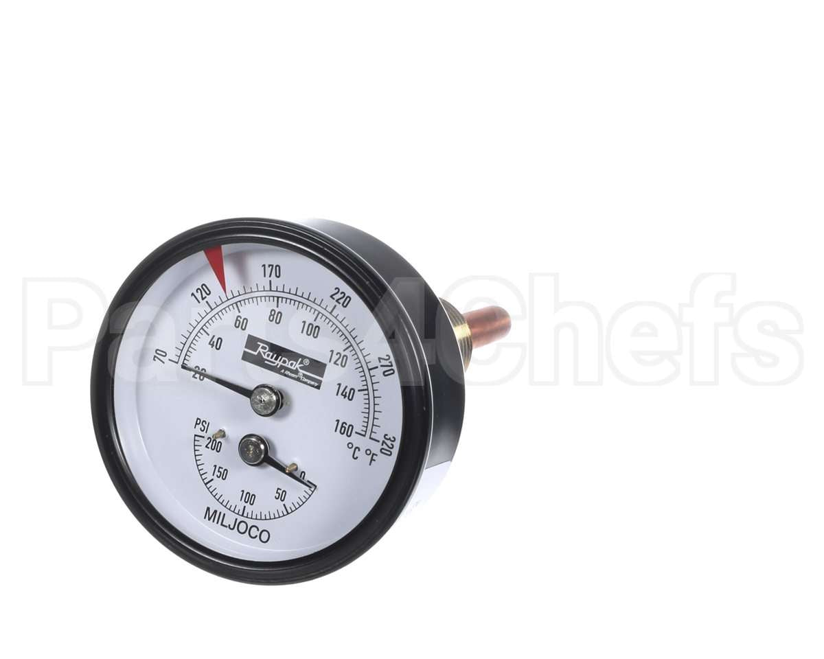 007399F Raypak Temp/Pressure Gauge