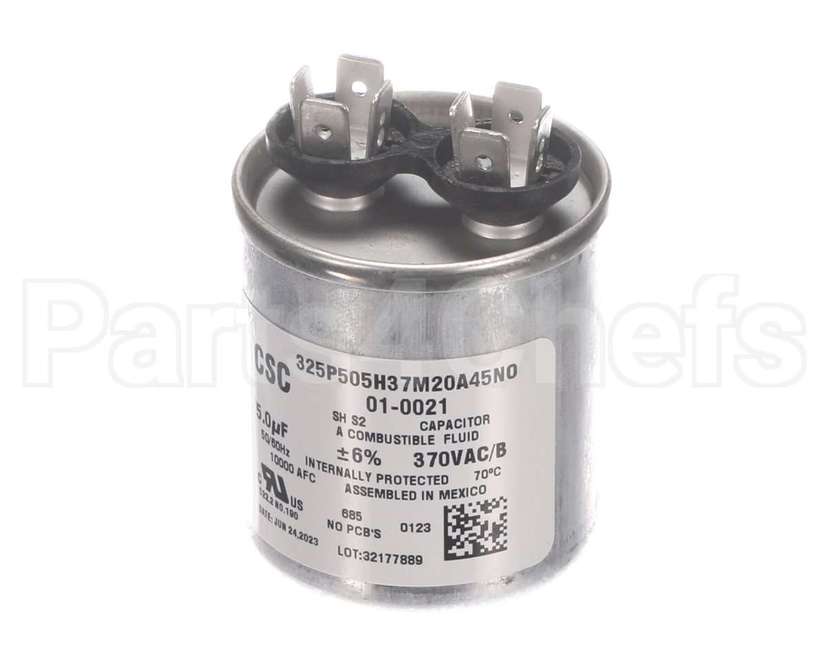 01-0021 Nortek Run Cap,Round,370V,5Uf