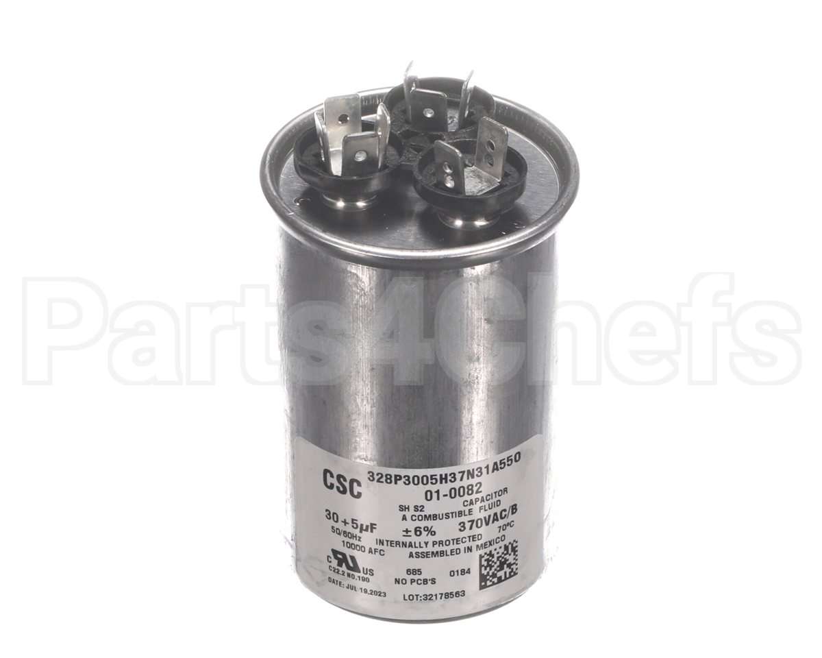 01-0082 Nortek Run Cap,Dual Round,370V,5+30Uf