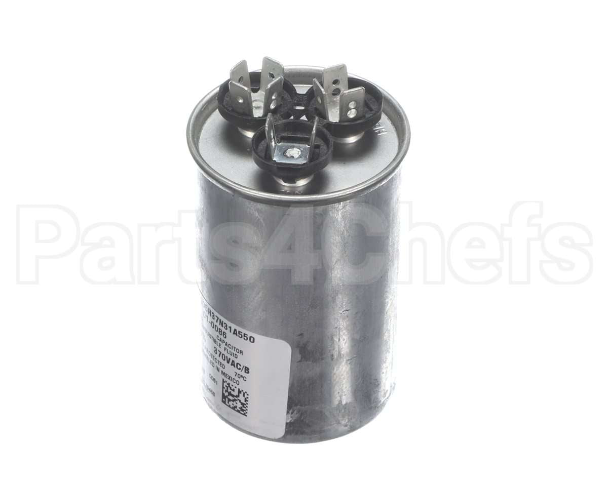 01-0086 Nortek Run Cap,Dual Round,370V,5+50Uf