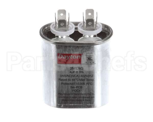 01-1000V8-00111 Baxter Capacitor,4Mfd,370Vac,Oval