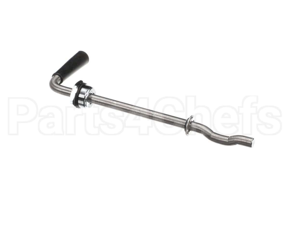 010393-45XS T&S Brass Short Twist Waste Valve Handle Assembly