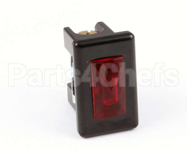 01088.0000 Bunn Lamp, Red Lens-Blk Bezel 120V