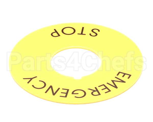 0121038 Meiko Adhesive Plate Schrifteinlage
