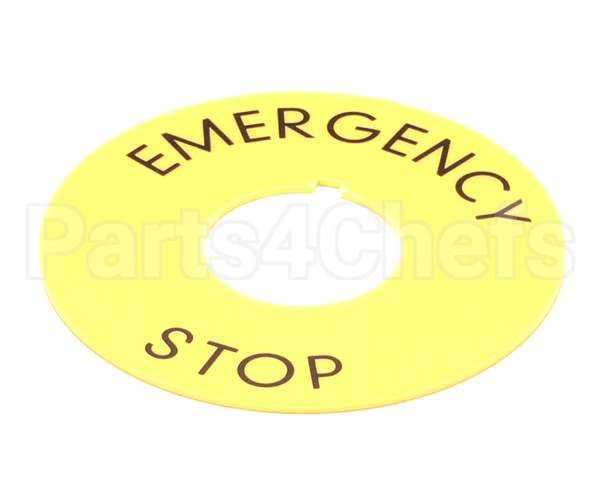 0121038 Meiko Adhesive Plate Schrifteinlage
