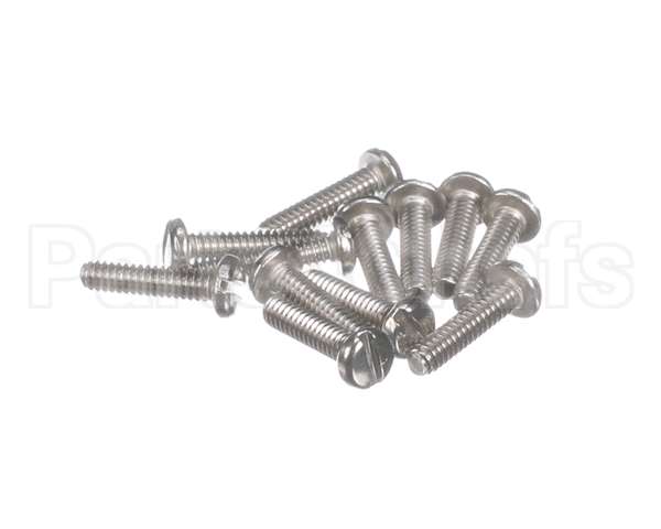 01303.7999 Bunn Screw,4-40 X .50 Pnh Sltd Sst(Pkg/12)&