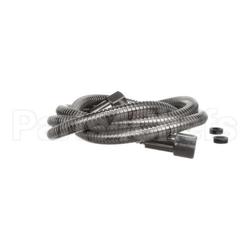 013E-72H T&S Brass Flexible Stainless Steel Hose, 72 Length