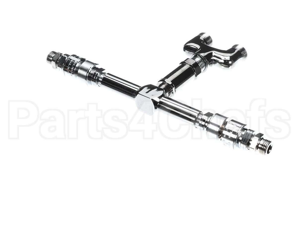017212-40 T&S Brass Y Fitting & Vb Swivel Tee W/ (2) Vacuum