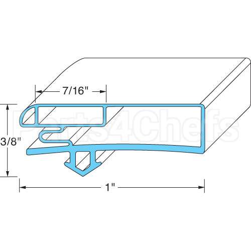 02-14160-2013 Compatible Anthony Gasket, Ref23-3/16"X 73-1 /16"