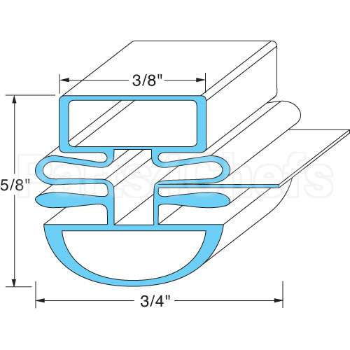 02-71304 Compatible Master-Bilt Door Gasket