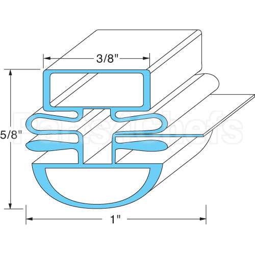 02-72407 Compatible Master-Bilt Door Gasket