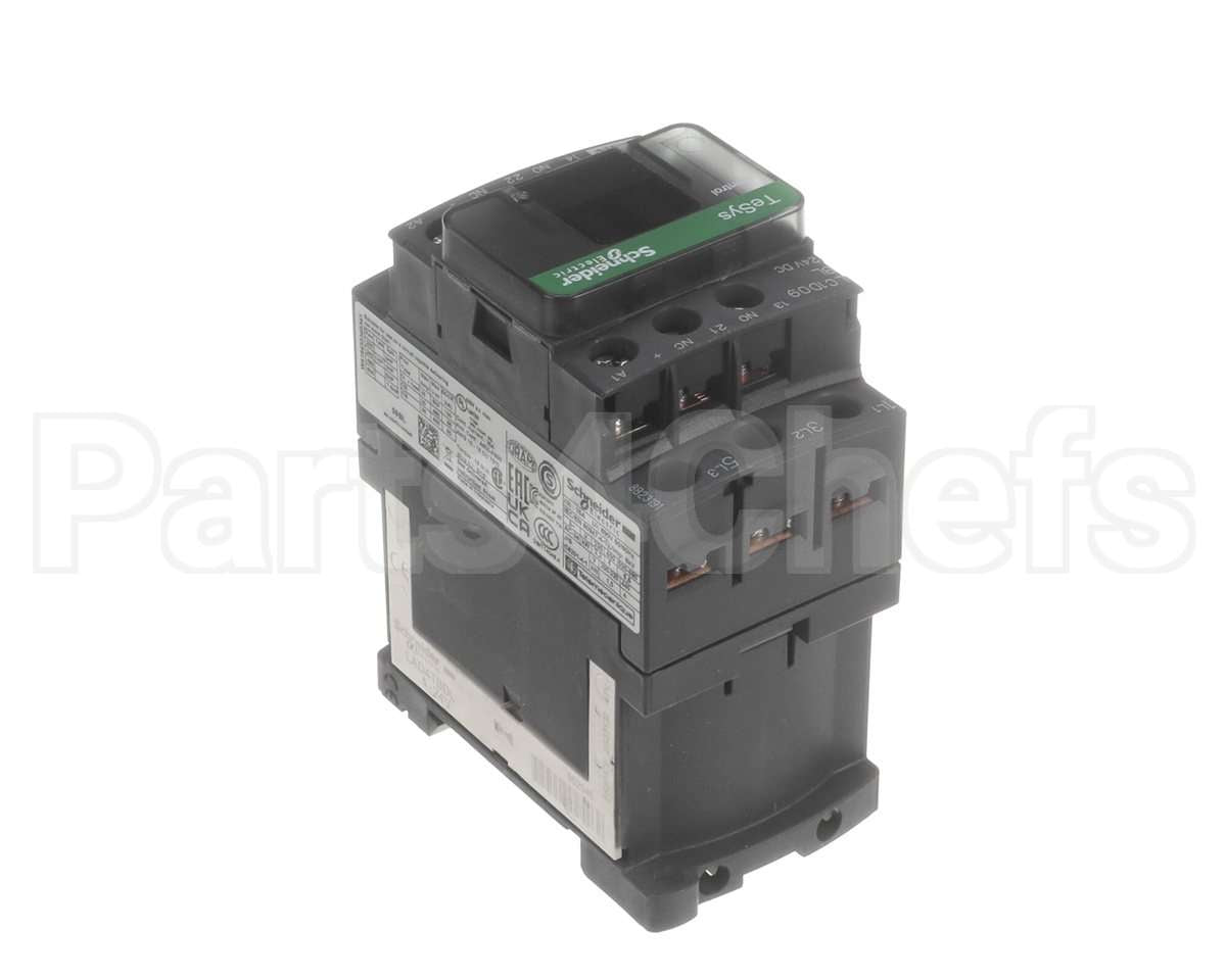 025-0400 Hot Rocks Oven Motor Contactor , 600Vac, 9A, 24Vdc Low