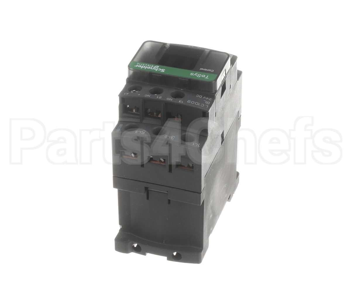 025-0400 Hot Rocks Oven Motor Contactor , 600Vac, 9A, 24Vdc Low