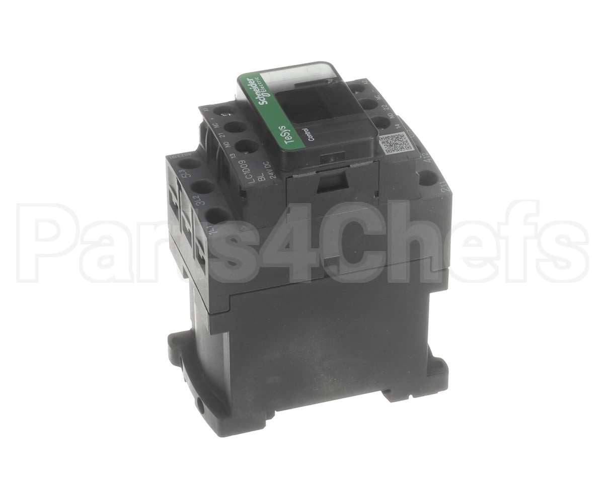 025-0400 Hot Rocks Oven Motor Contactor , 600Vac, 9A, 24Vdc Low
