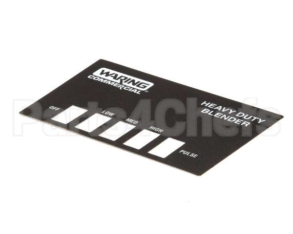 026724 Waring Name Plate