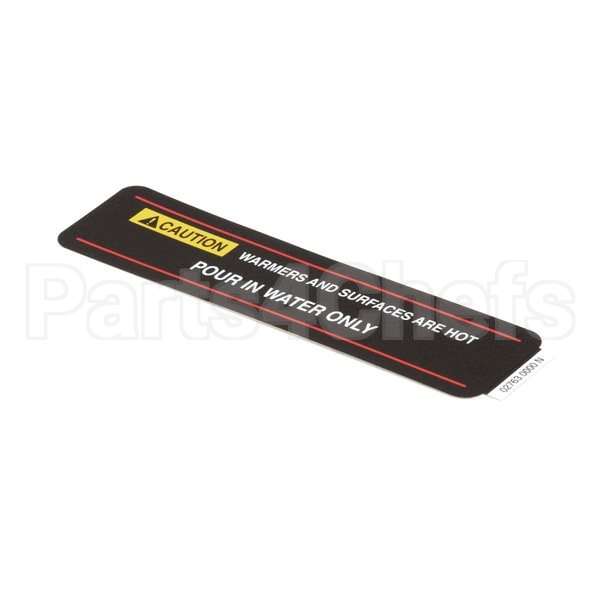 02763.0000 Compatible Bunn Decal, Caution-Hotsurf/Pourin